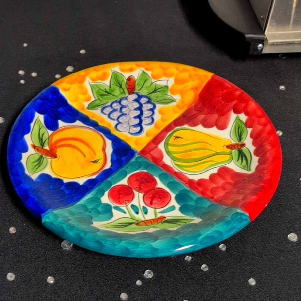 Colorful Ceramic Fruit Plate
